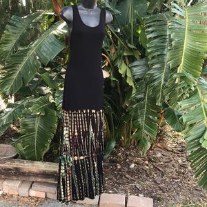 American twist tie dye Racer back tie dye maxi.